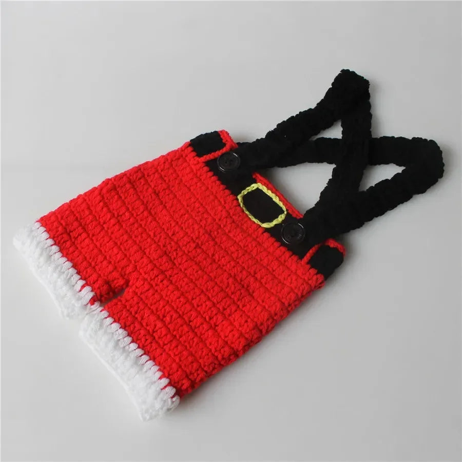Barboteuse pour photographie de nouveau-né - Red