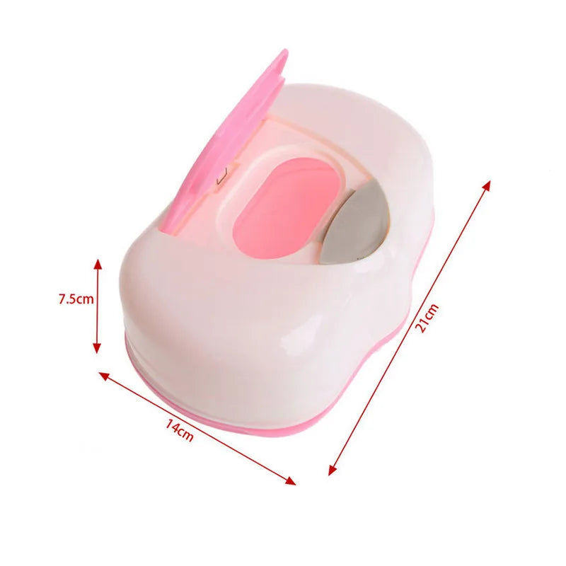 Boite à lingette bébé avec presse automatique