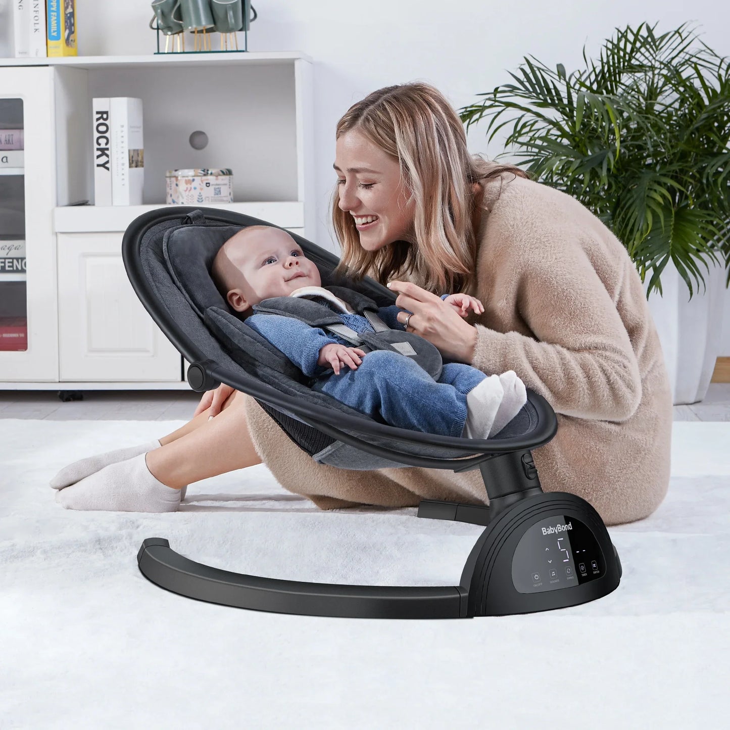 Chaise balançoire électrique pour bébé