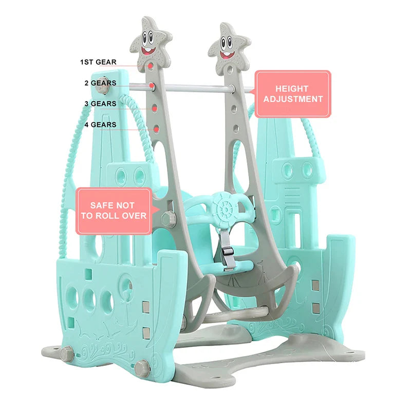 Chaise balançoire multifonctionnelle avec musique pour bébé