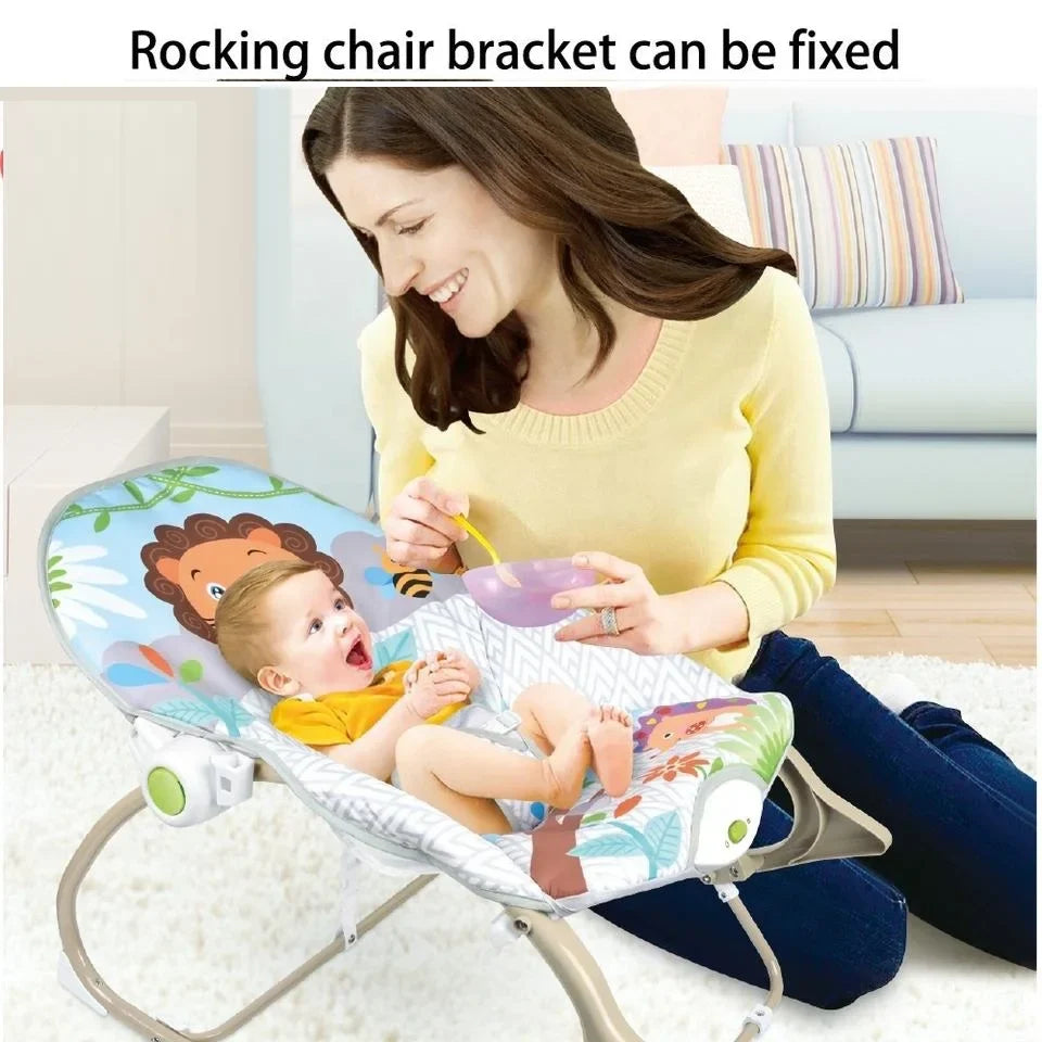 Chaise balançoire musicale pour bébé