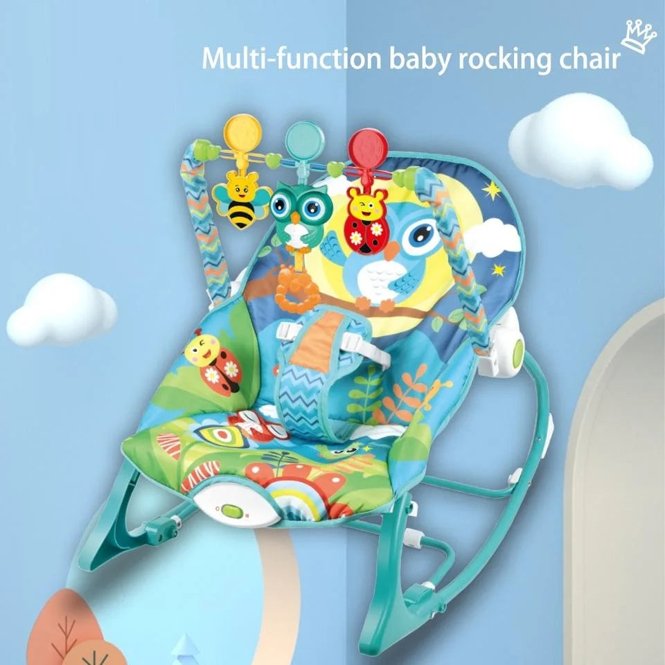 Chaise balançoire musicale pour bébé
