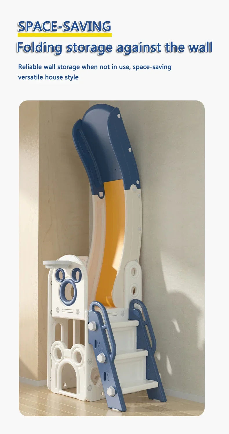 Chaise balançoire pour bébé - 3IN1 Blue slide