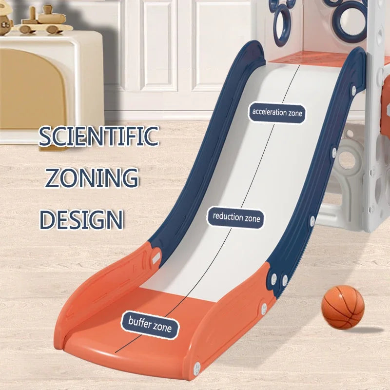 Chaise balançoire pour bébé - 3IN1 Blue slide