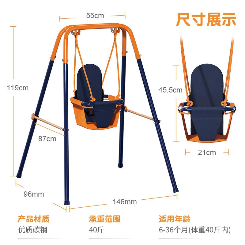 Chaise balançoire pour bébé - BLUE