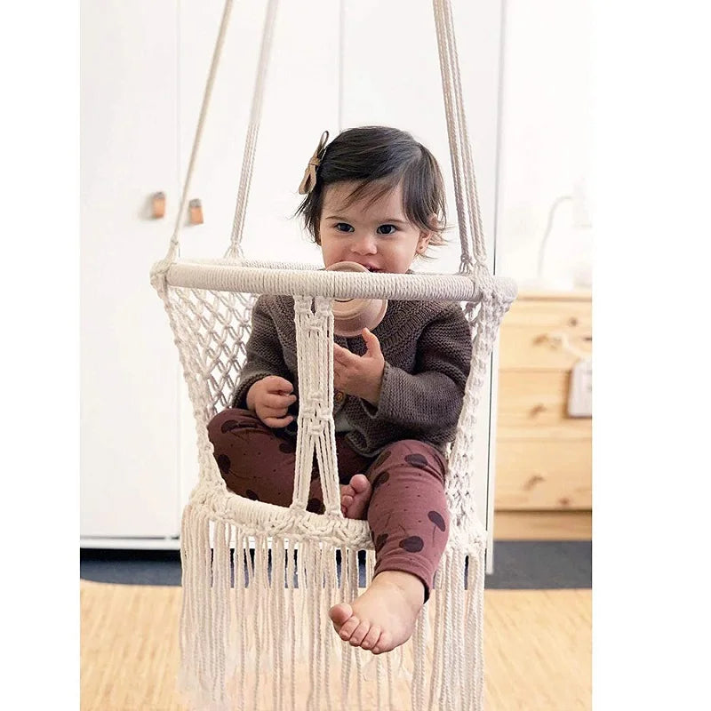 Chaise balançoire pour bébé - WHITE