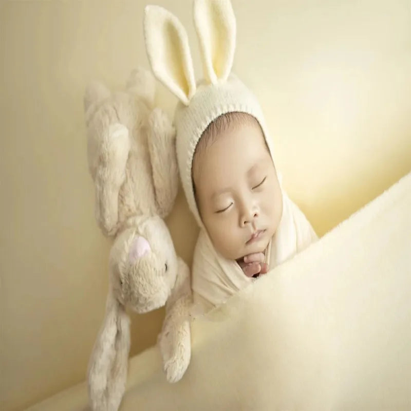 Chapeau à oreilles de Lapin pour nouveau-né