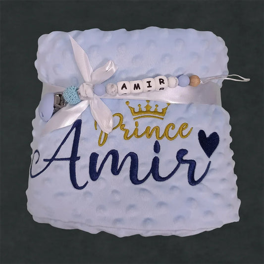 Couverture bébé d’emmaillotage ronde personnalisée