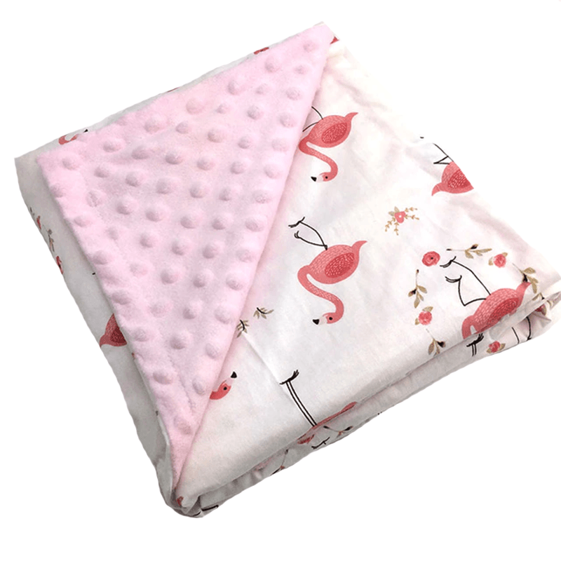 Couverture bébé naissance flamand rose | Couleur bébé™