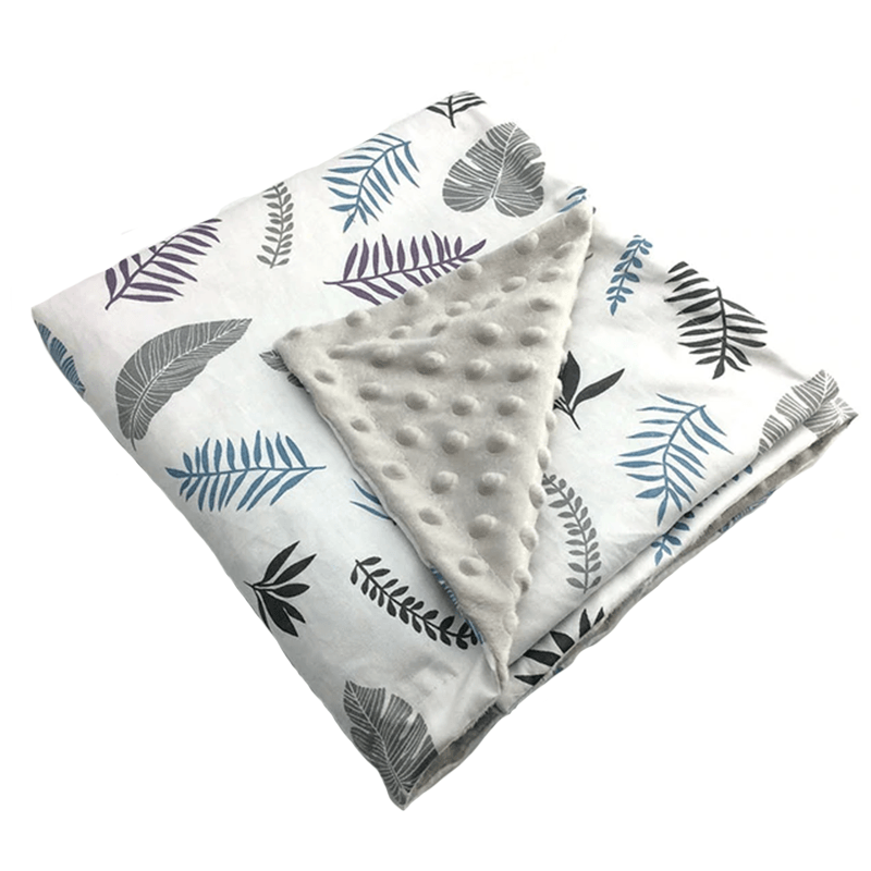 Couverture bébé naissance plume grise | Couleur bébé™