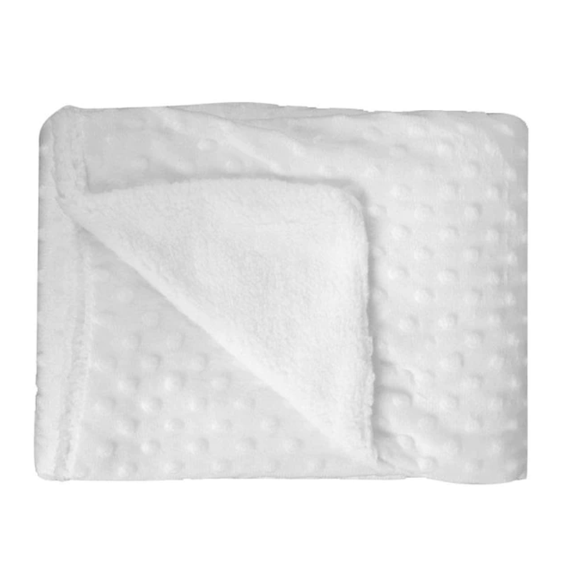 couverture bébé polaire blanc | Couleur bébé™