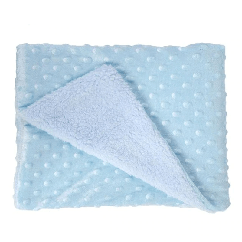 couverture bébé polaire bleu | Couleur bébé™
