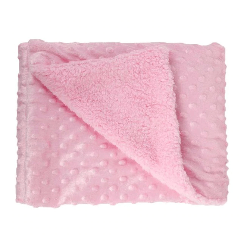 couverture bébé polaire rose | Couleur bébé™