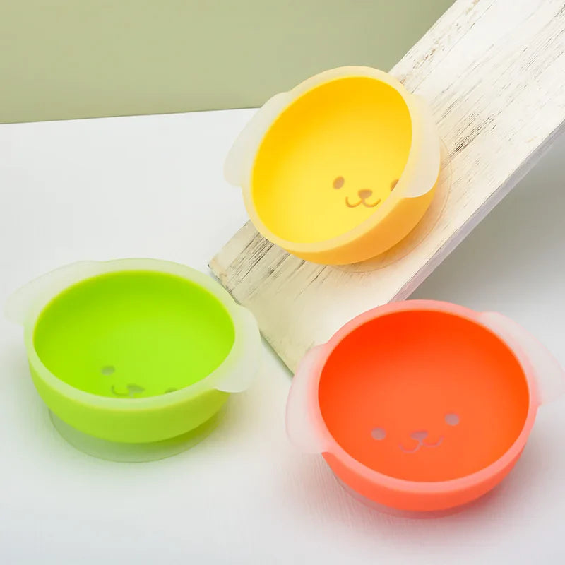Ensemble d’alimentation en silicone pour bébé