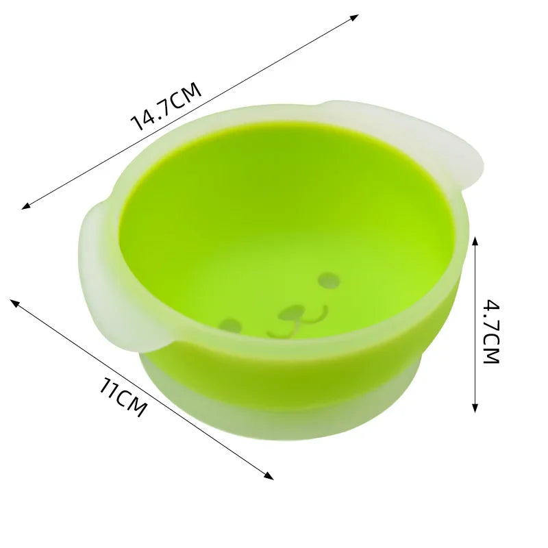 Ensemble d’alimentation en silicone pour bébé