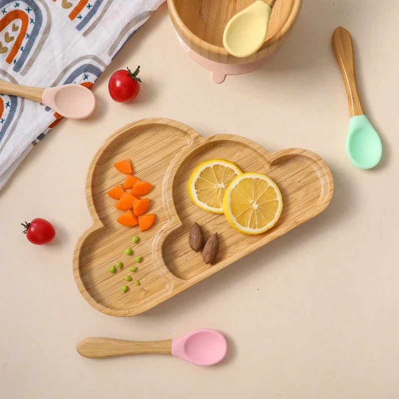 Ensemble de vaisselle en bambou pour bébé