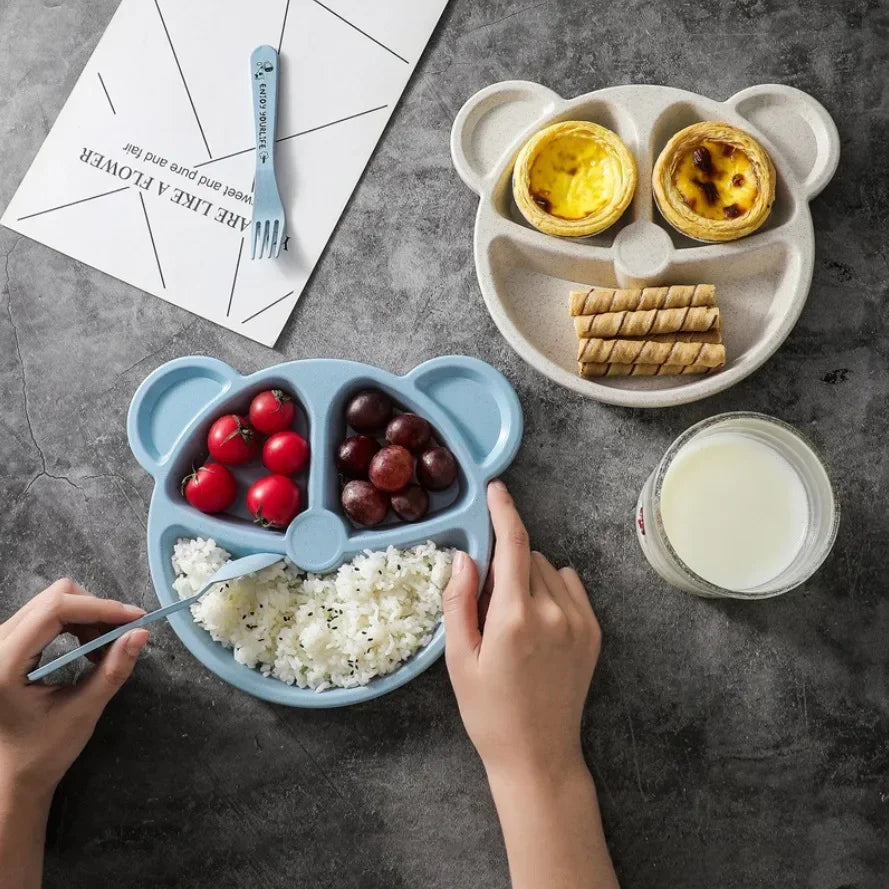 Ensemble vaisselle de 3 pièces d’alimentation pour bébé