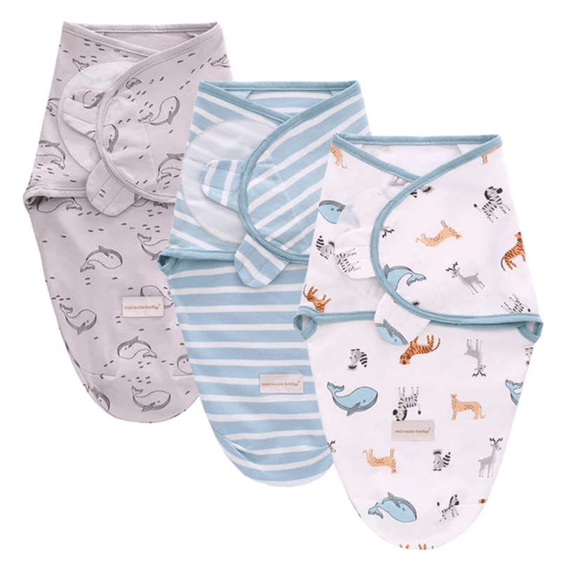 Gigoteuse bébé ensemble bleu 3pcs | Couleur bébé™