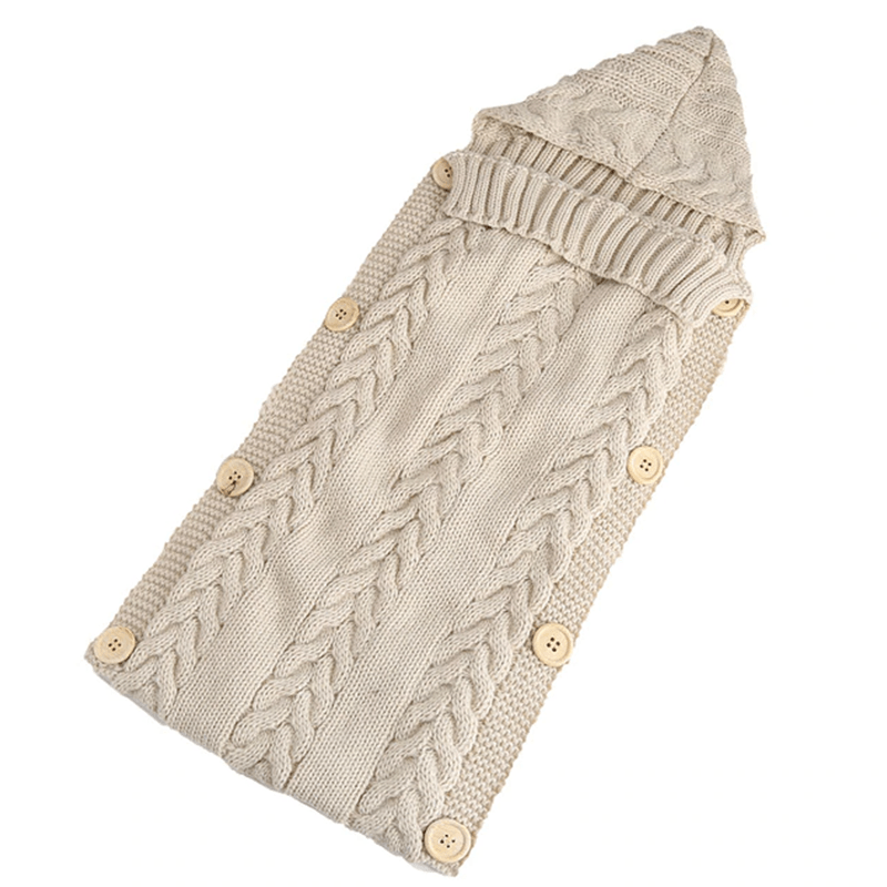 Gigoteuse bébé tricot beige | Couleur bébé™