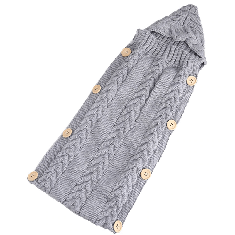 Gigoteuse bébé tricot gris | Couleur bébé™