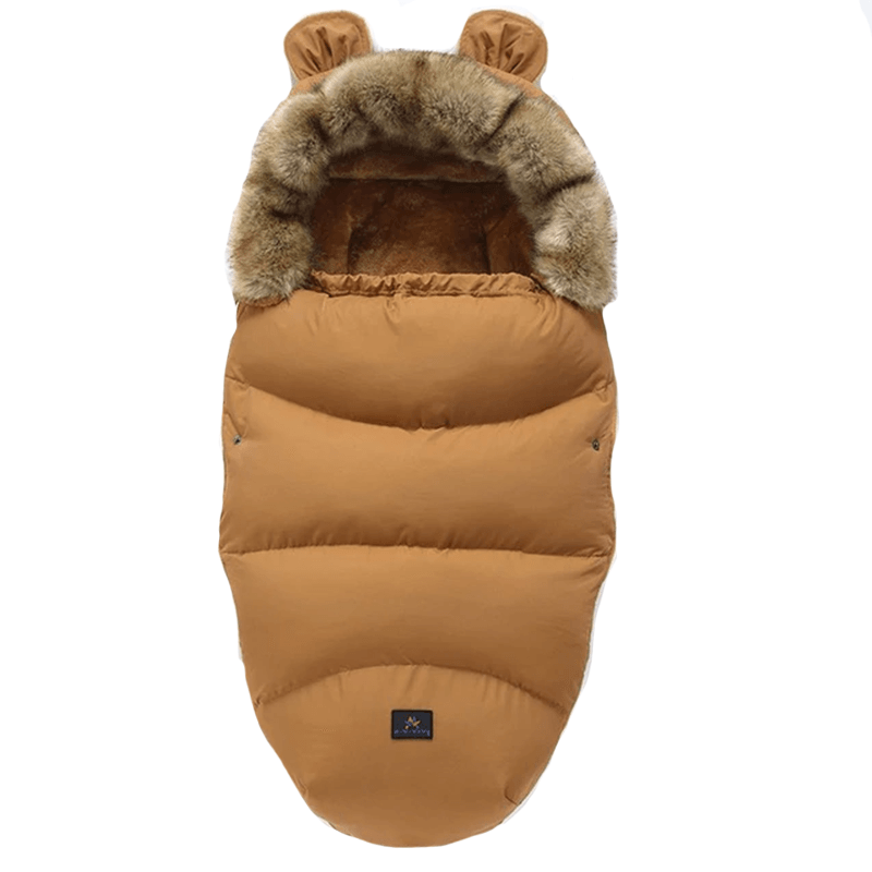 Gigoteuse bébé velours brun | Couleur bébé™
