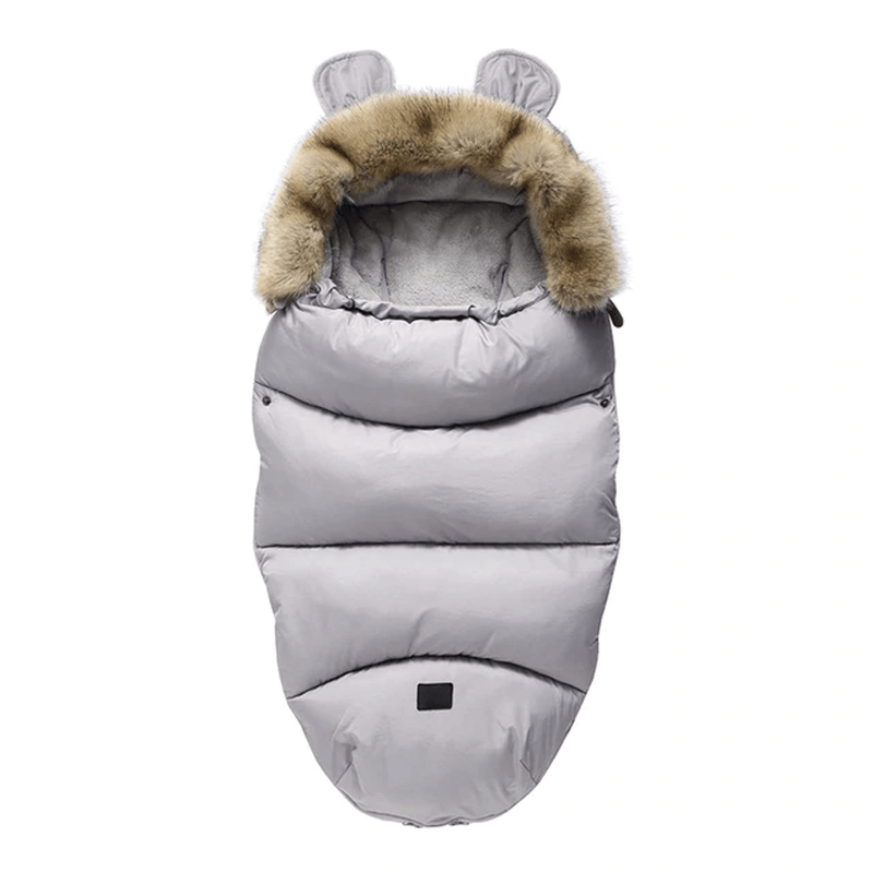 Gigoteuse bébé velours gris | Couleur bébé™