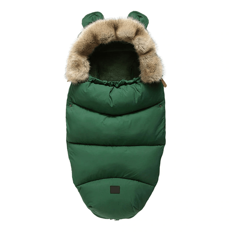 Gigoteuse bébé velours vert | Couleur bébé™