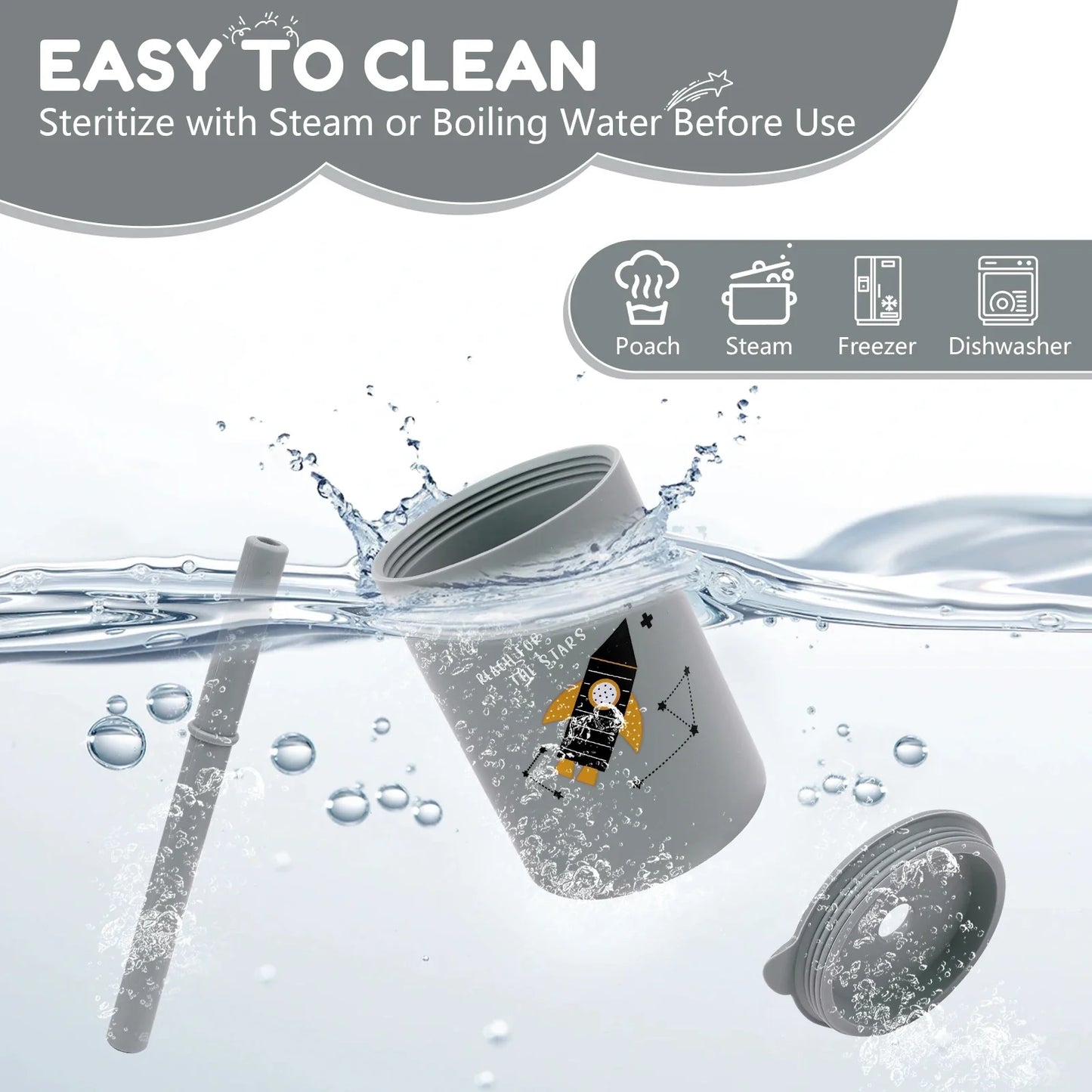 Gobelet en silicone pour enfants