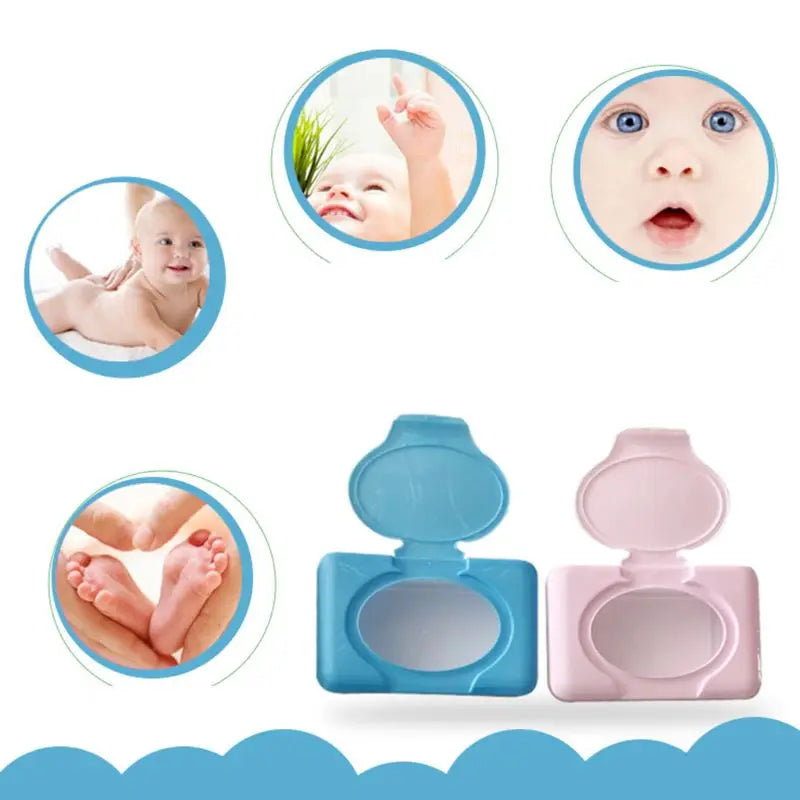 Boite à lingettes bébé en plastique - Multi