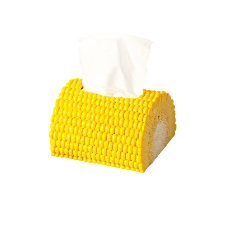Boite à lingettes en résine - 10x13x15.5cm