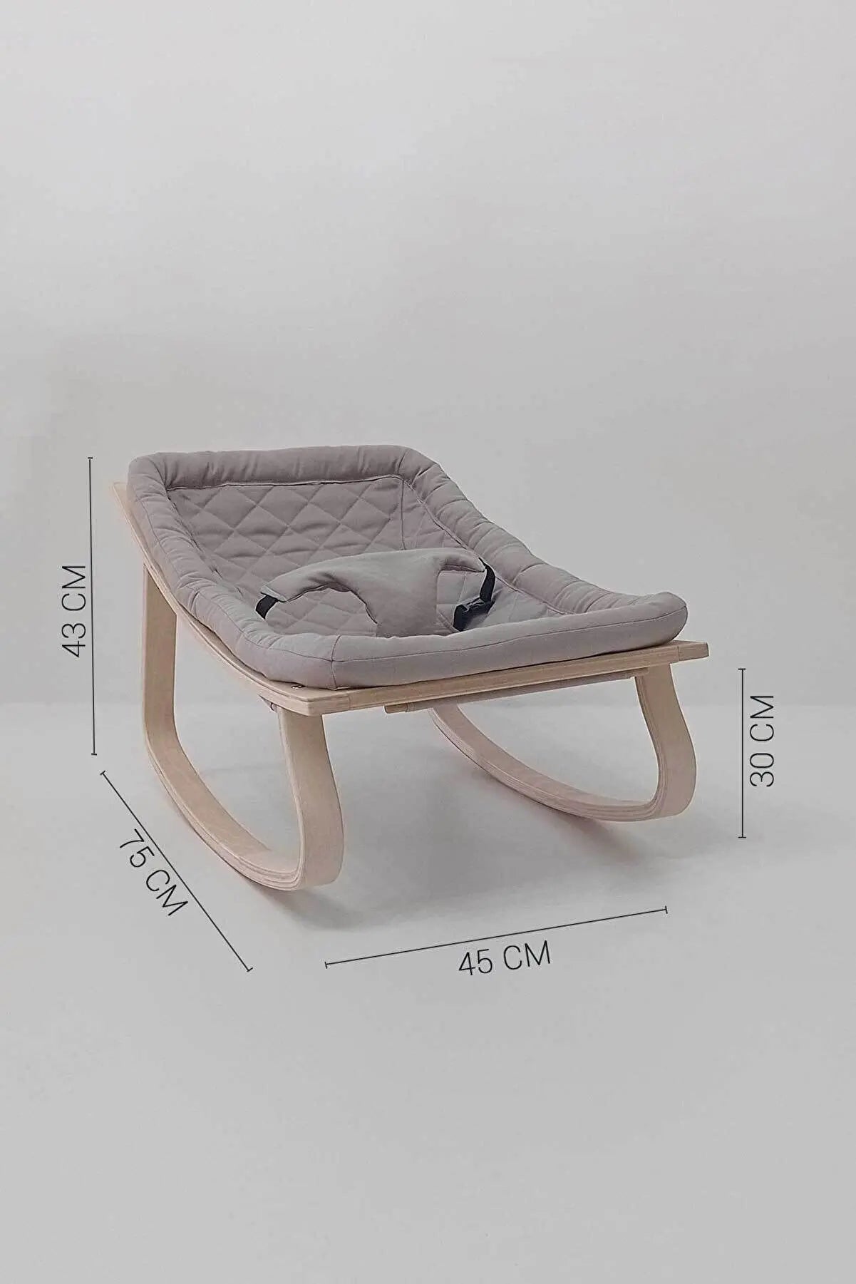 Chaise balançoire en bois pour bébé