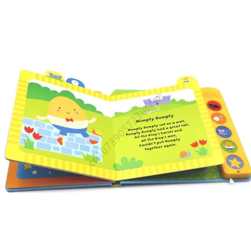 Comptines bruyantes - livre d’images d’activités en anglais pour bébé - 1 book