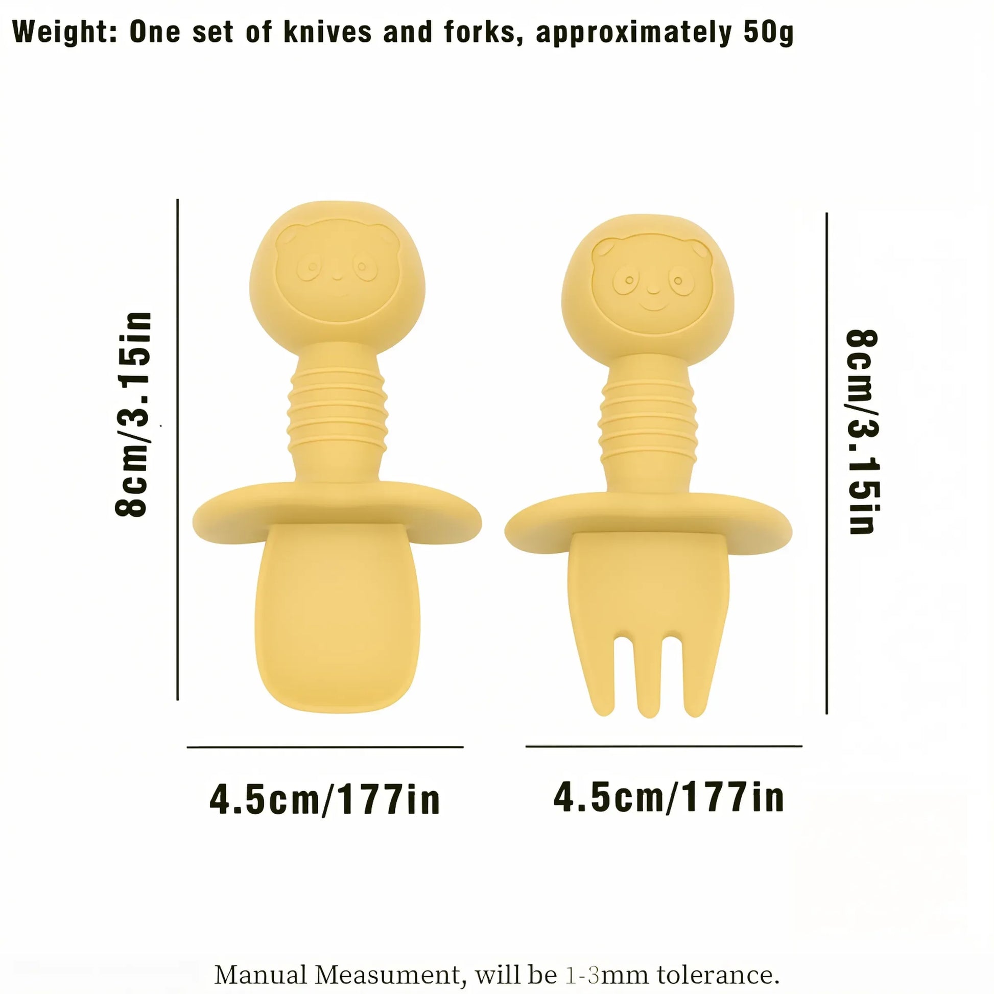 Couverts en silicone pour enfants
