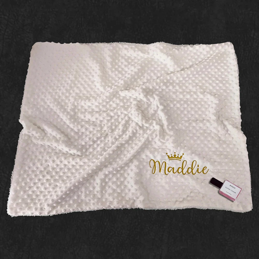 Couverture bébé d’emmaillotage ronde personnalisée