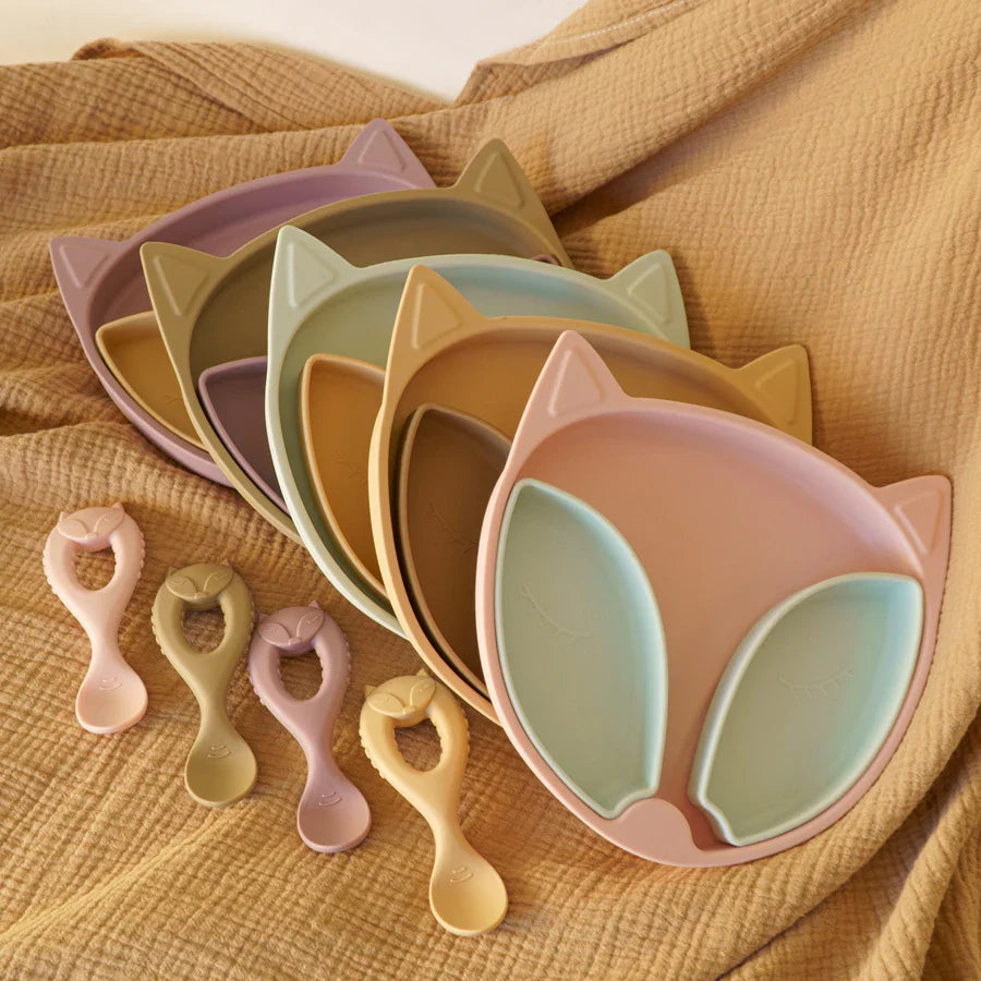 Cuillère en silicone souple pour bébé