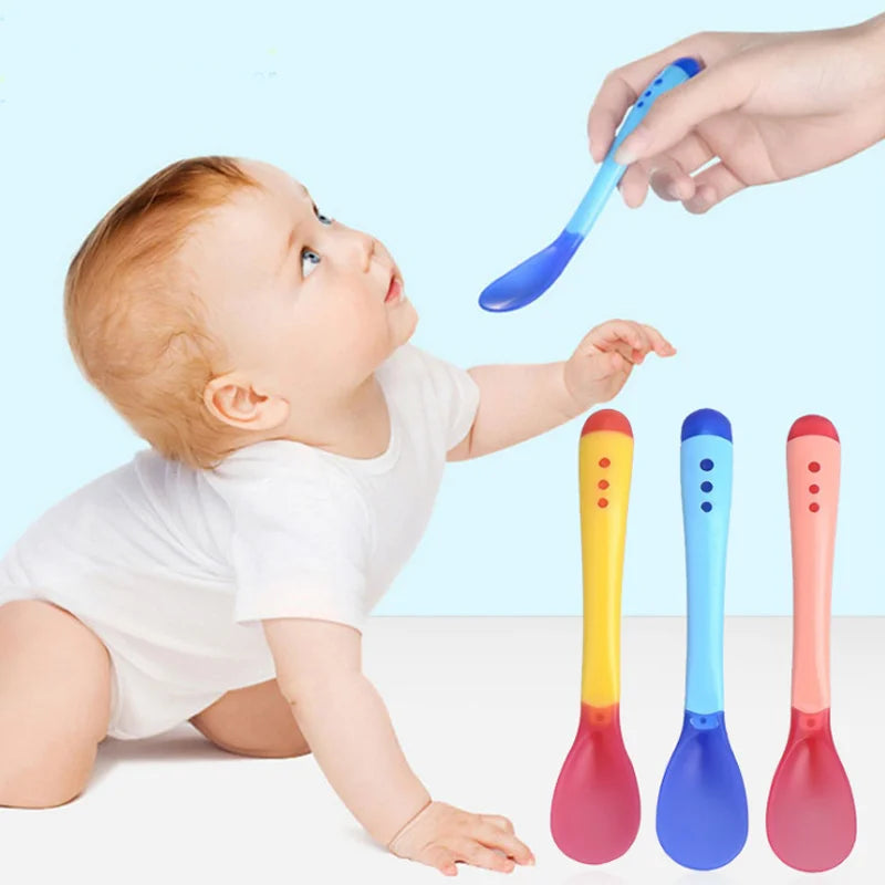 Ensemble cuillère et fourchette d’alimentation pour bébé