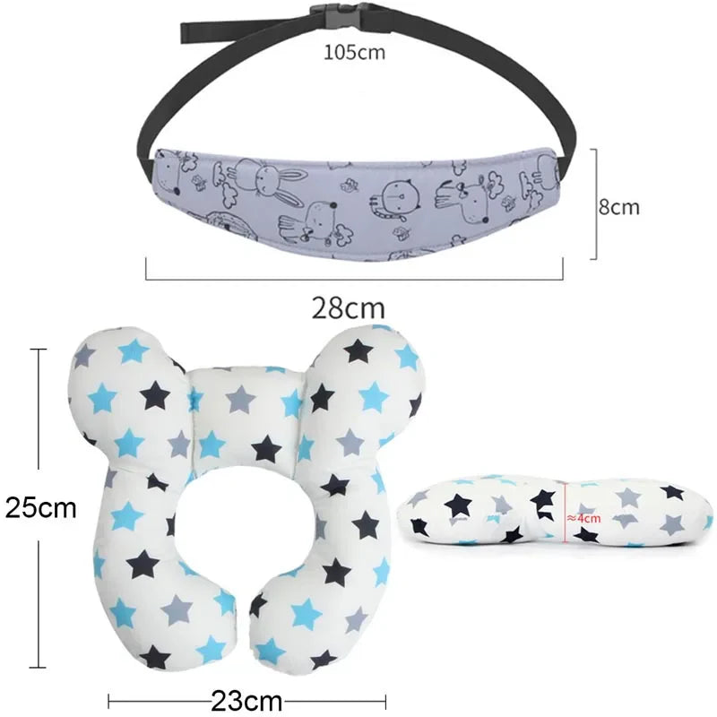 Ensemble de ceinture de soutien de la tête pour bébé