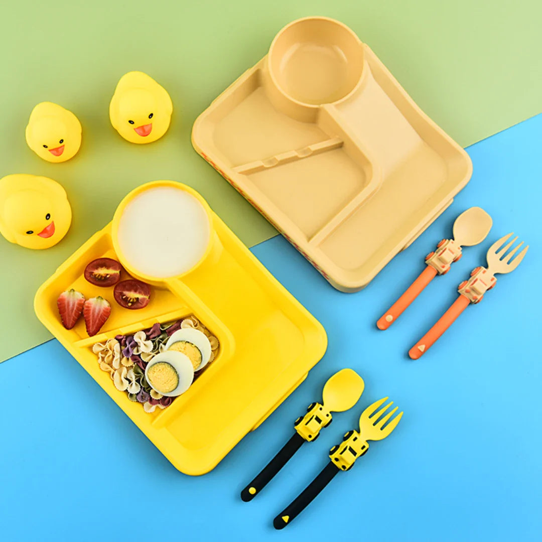 Ensemble de vaisselle en forme voiture pour bébé