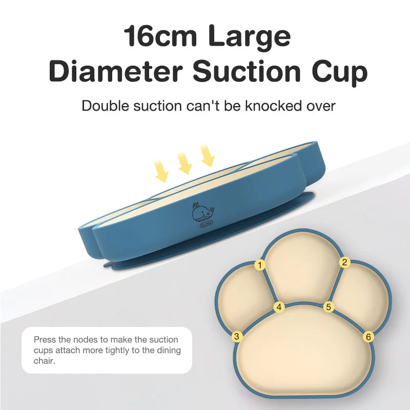 Ensemble de vaisselle en silicone pour enfants