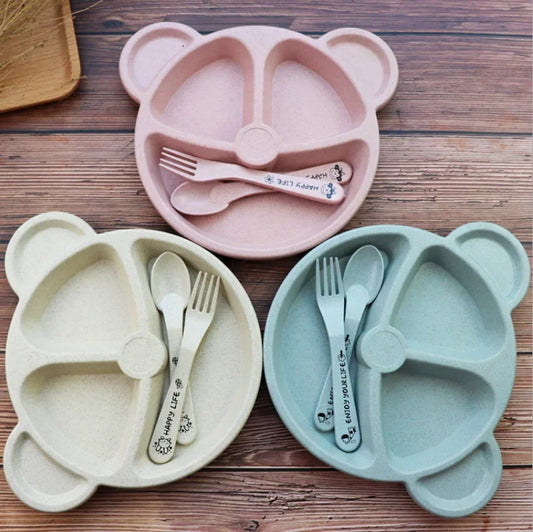 Ensemble vaisselle de 3 pièces d’alimentation pour bébé