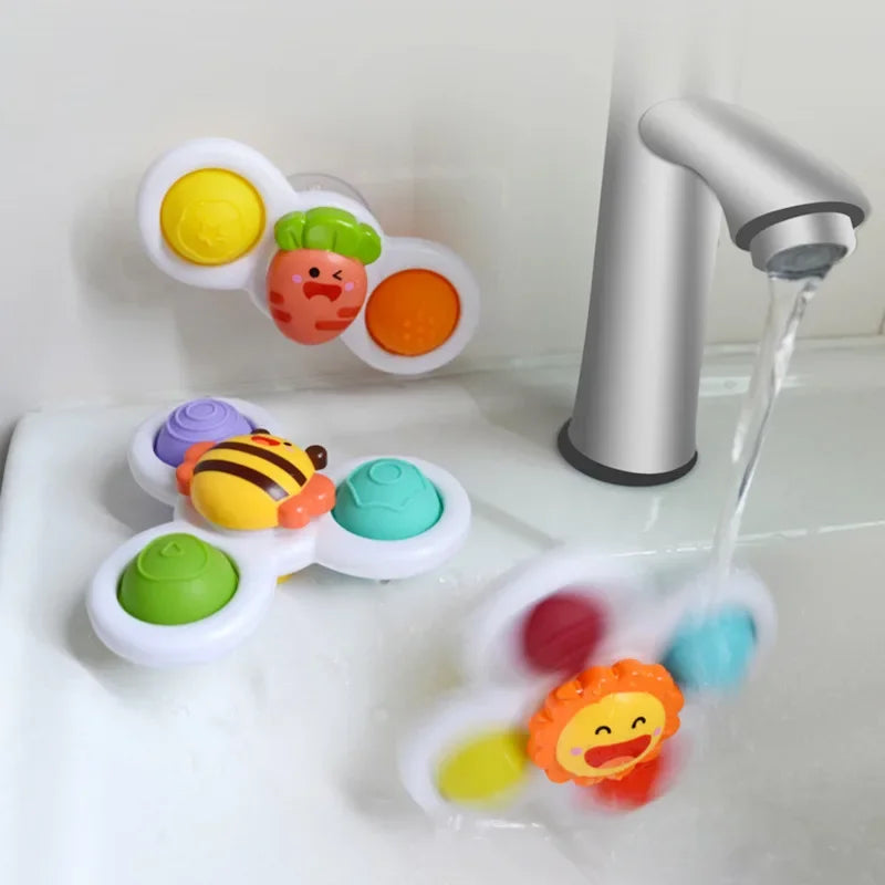 Jouet spinner à ventouse pour bébé