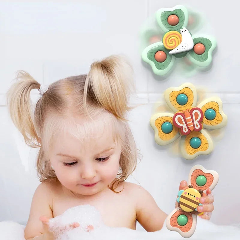 Jouet spinner à ventouse pour bébé