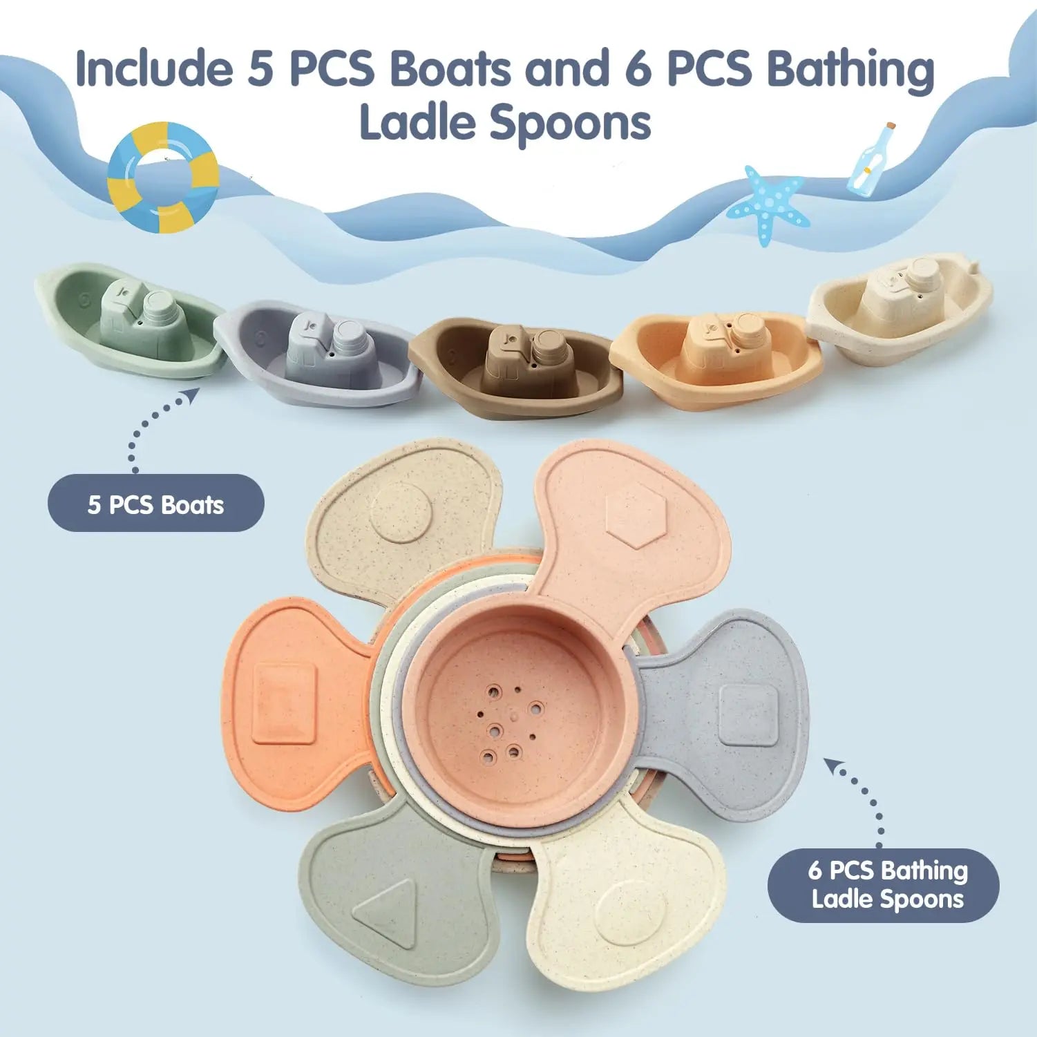 Jouets de bain flottants pour enfants