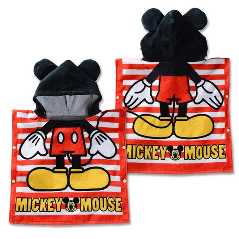 Serviette de bain disney cartoon pour enfants