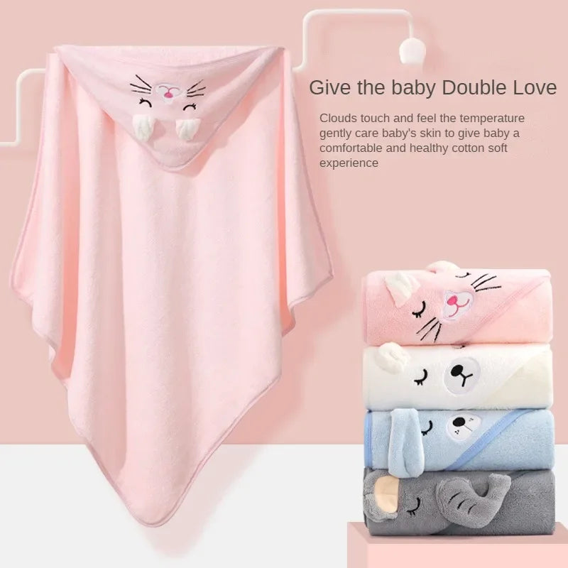 Serviettes de bain à capuche pour bebe