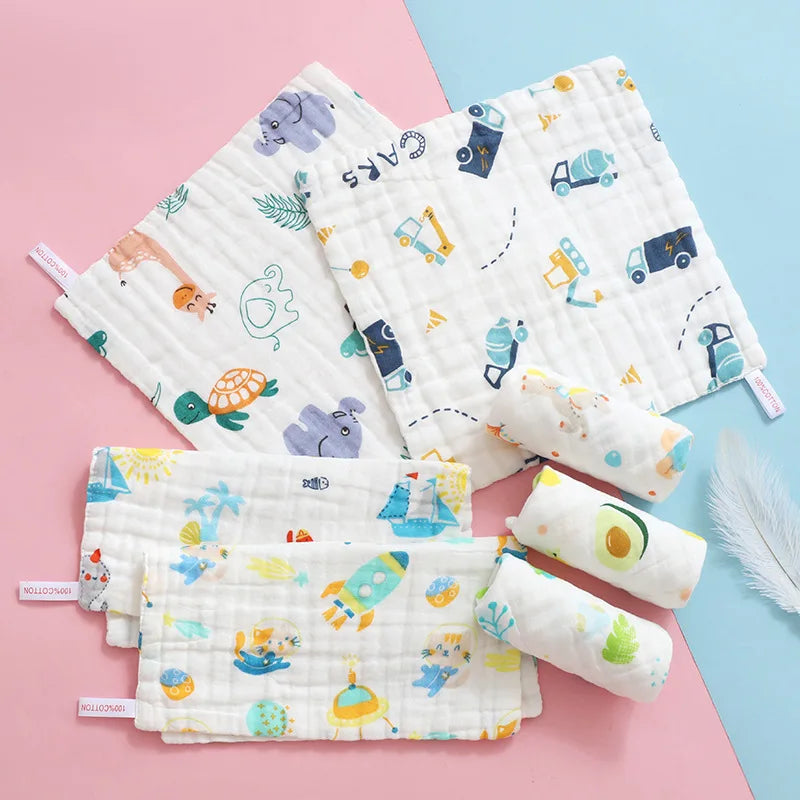 Serviettes de bain en mousseline de coton pour nouveau-né