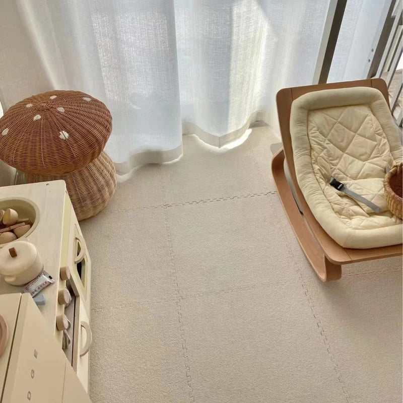 Tapis de jeu pour bébé - 9PCS-Beige