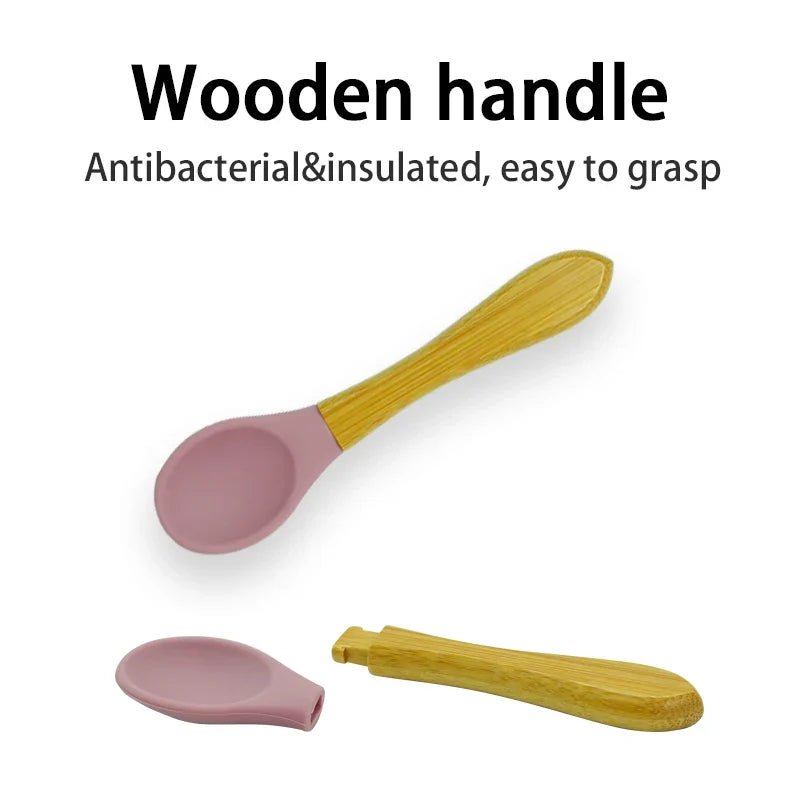 Vaisselle d’alimentation en silicone pour bébé