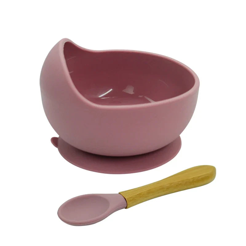 Vaisselle d’alimentation en silicone pour bébé