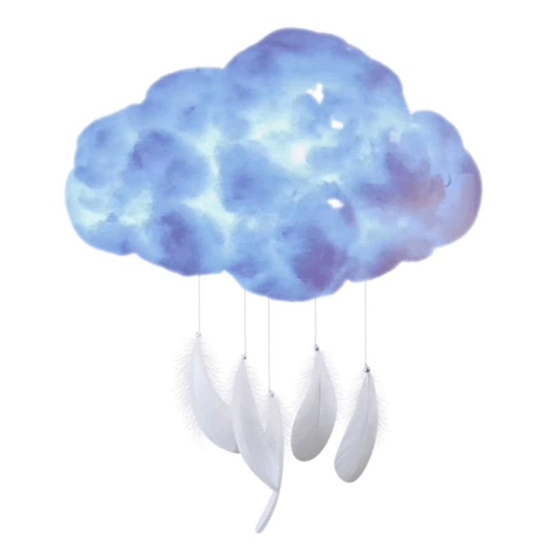 veilleuse bébé nuage bleu plume | Couleur bébé™
